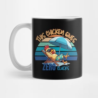 This Chicken gives Zero Clucks Mug